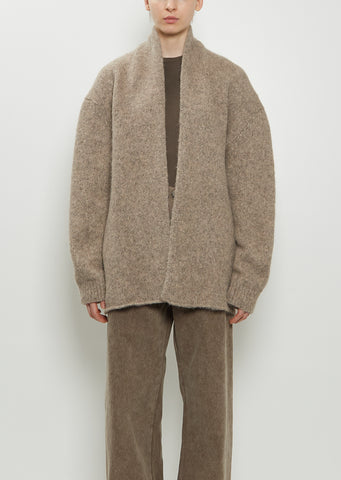 Loft Alpaca Pima Cotton Shawl Cardigan