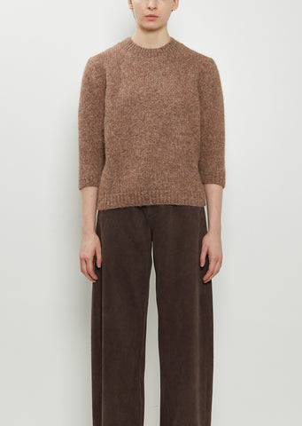 Loft Baby Crewneck Alpaca Sweater — Spice