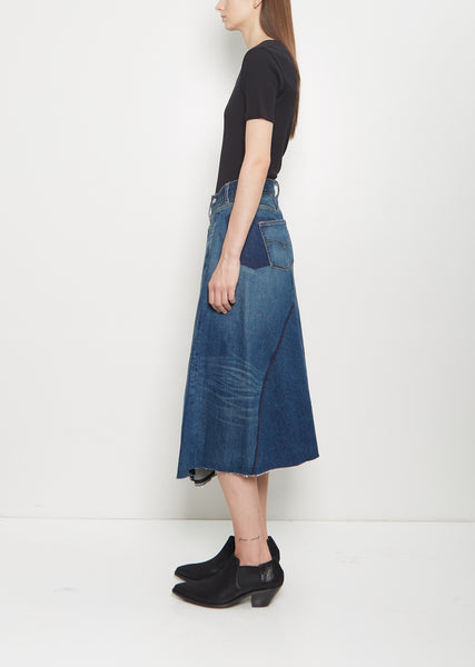 Levi's Denim Paneled Midi Skirt – La Garçonne