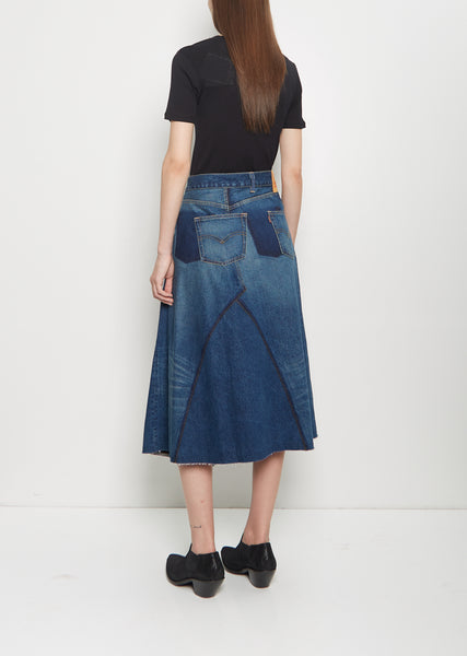 CTHY VEIN ヴェイン GRADATION JACQUARD DENIM Levi's Edition Jeans in Navy – SVRN