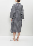 Fitted Back Shirt Dress with Integrated Skirt