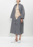 Fitted Back Shirt Dress with Integrated Skirt
