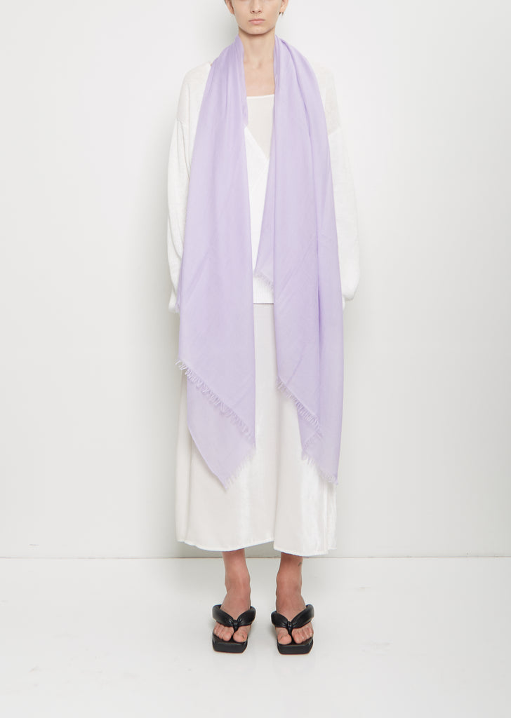 Cashmere Nuage Shawl — Lavender Pearl
