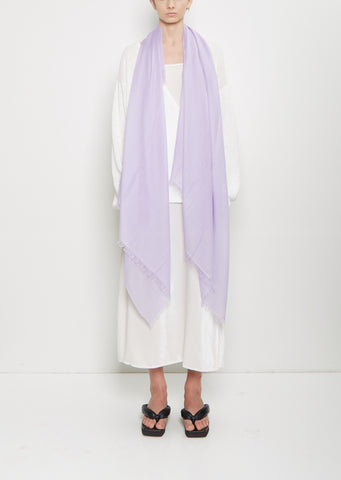 Cashmere Nuage Shawl — Lavender Pearl