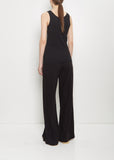 Ribbed Cotton Tank Top — Black