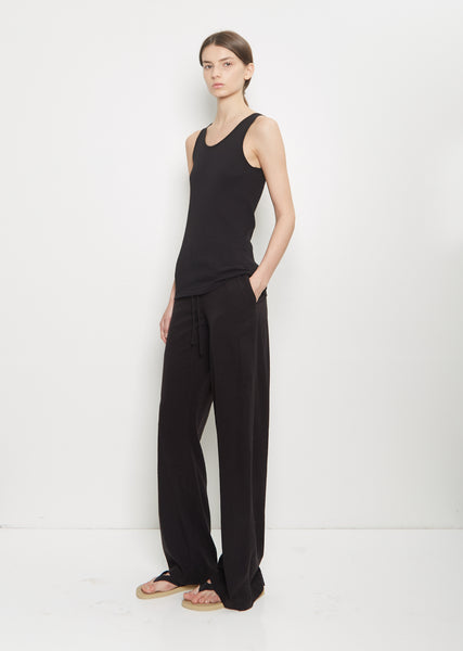 Raw Silk Wide Pants – La Garçonne