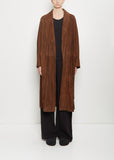 Suede Robe Coat