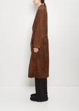 Suede Robe Coat