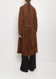 Suede Robe Coat