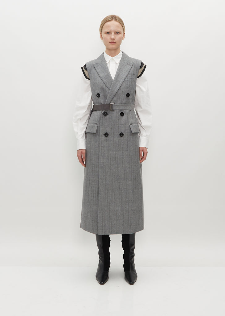Chalk Stripe Vest