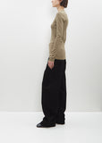 Rib Long Sleeve T-Shirt