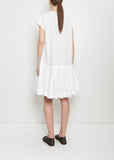 Tissue Cotton Low Waisted Dress — Milk