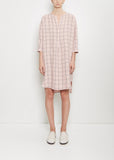 Granfather Shirt Dress — Pale Rose