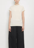 Cotton Linen Bias Baby Tee — Natural
