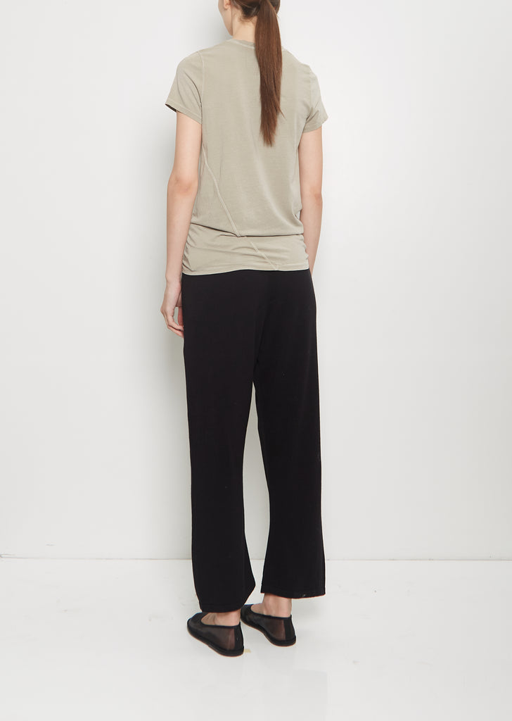 Cotton Linen Bias Baby Tee — Washed Clay
