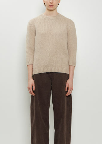 Loft Baby Crewneck Alpaca Sweater — Antique