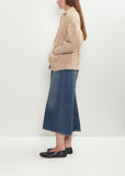 Embellished Sculpted Chunky Knit Cardigan