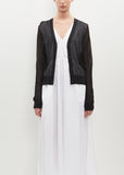 Sheer Viscose Blend Cardigan