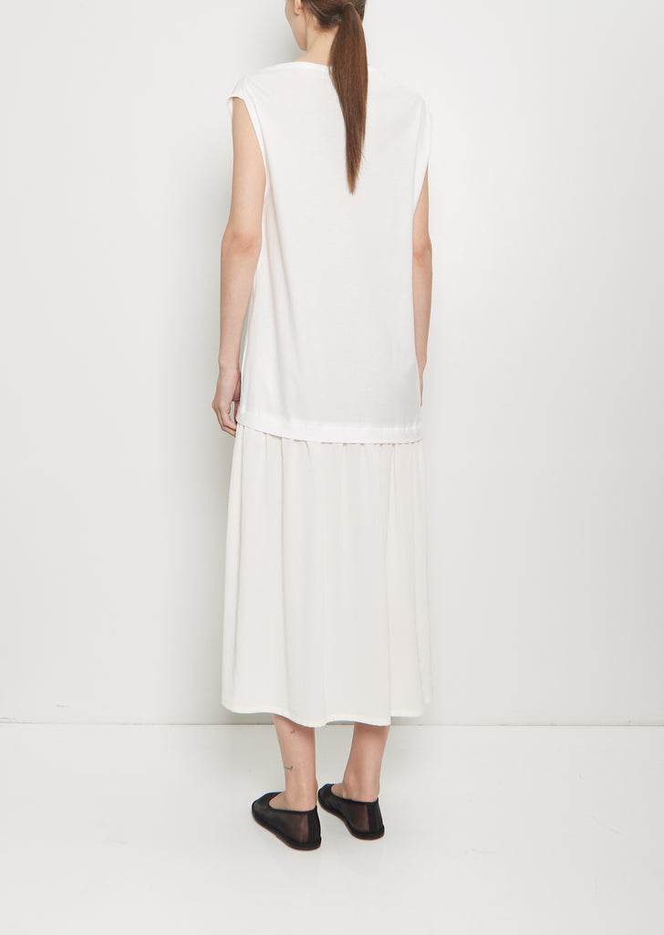 Stretch Jersey Sleeveless Dropwaist Dress