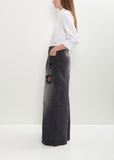 Distressed Puddle Jeans — Distressed Black