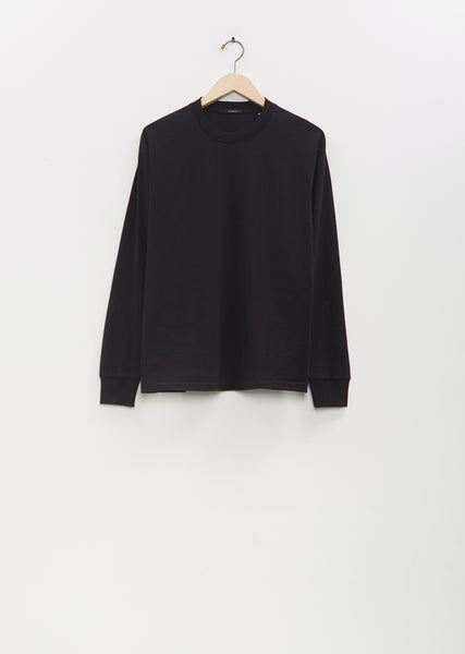 トップス COMOLI COTTON JERSEY LONG SLEEVE T-SHIRT Comoli Cotton Jersey Long Sleeve T-Shirt White – Neighbour