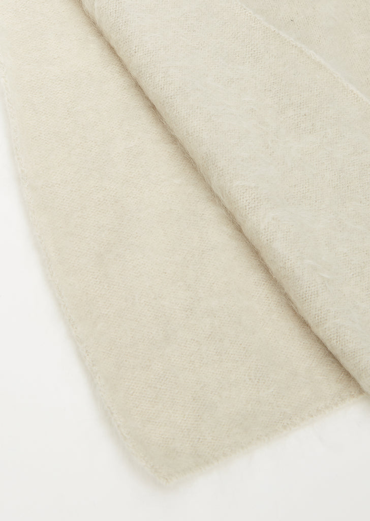 Cashmere Stole — Heather Oatmeal