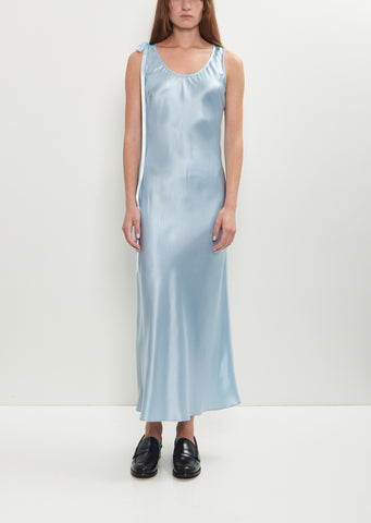 Silk Bow Detail Camisole Dress