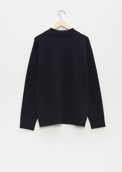 Boxy Blazer Dry Wool Serge – La Garçonne
