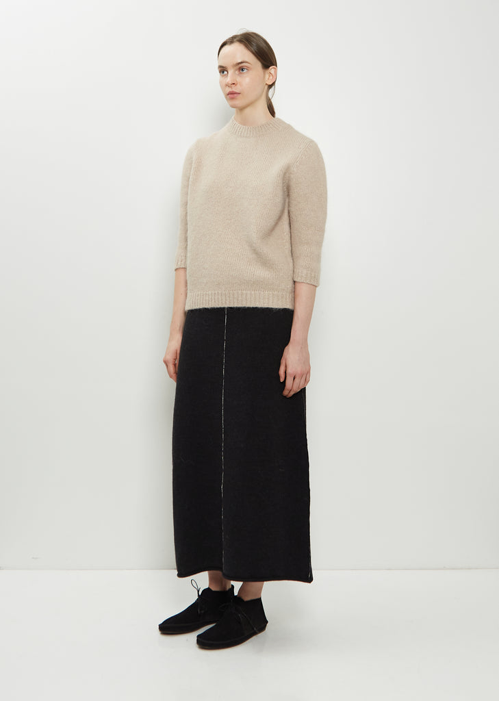 Stitch Merino Wool Skirt