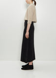 Stitch Merino Wool Skirt