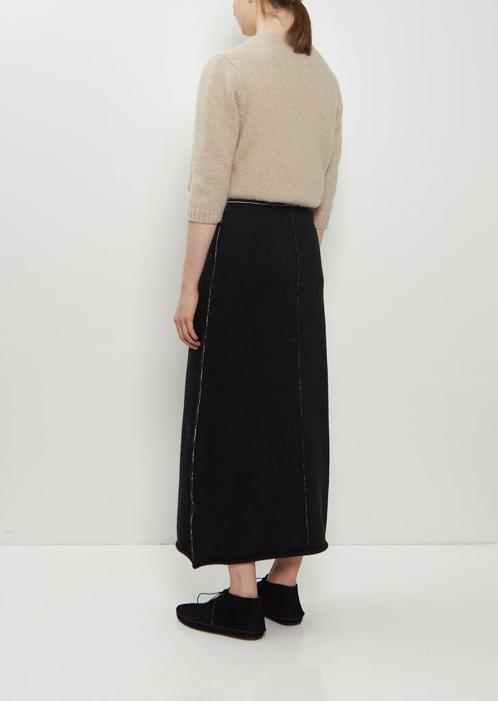 Stitch Merino Wool Skirt