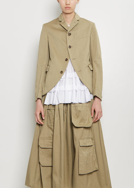 ジャケット・アウター Cotton Twill Big TrenchCargo Pocket Coat Relaxed Heritage Trench Coat In Chino For Women | J.Crew