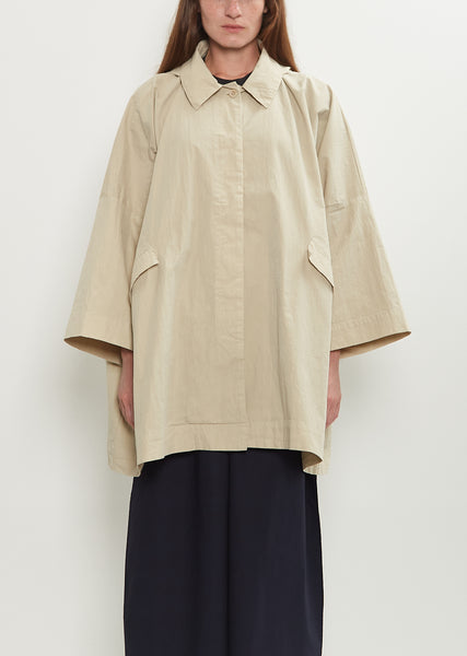 Tallinn Cotton Jacket — Cemento – La Garçonne