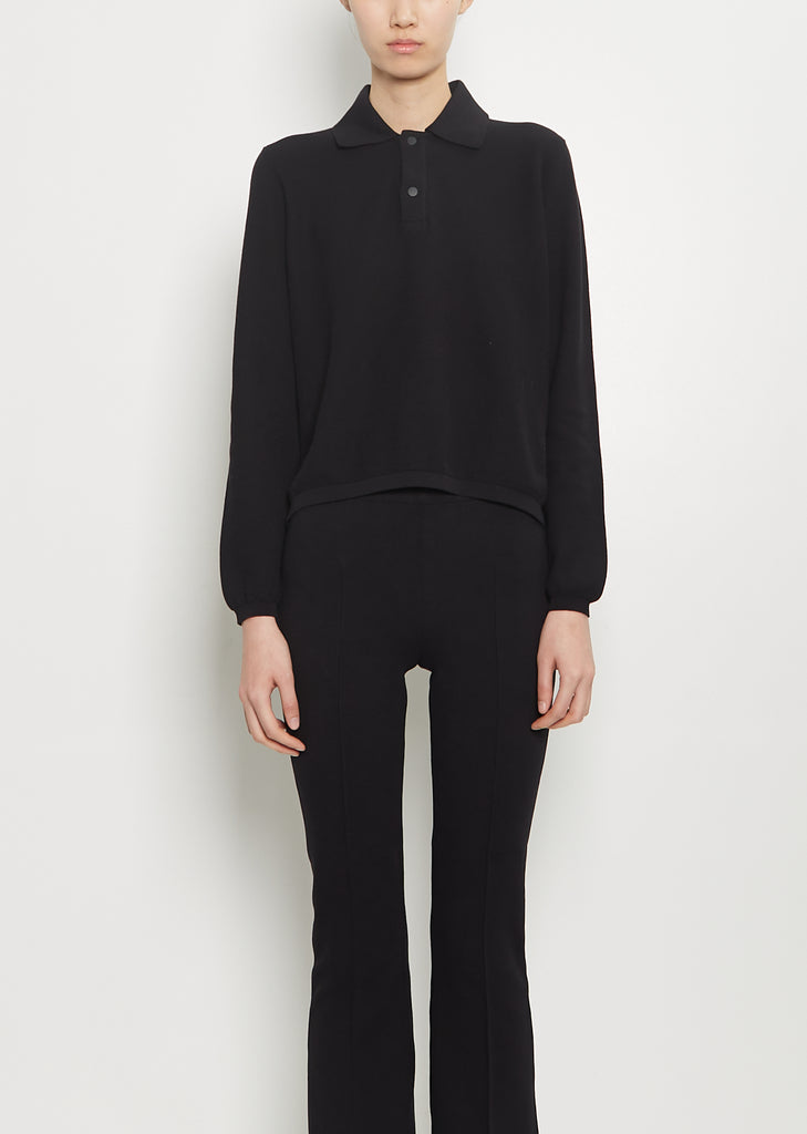 Brooke Cotton Long Sleeve Polo