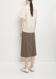 Cotton Foulard Short Sleeve Shirt