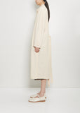Wool Blend Light Slitted Overcoat