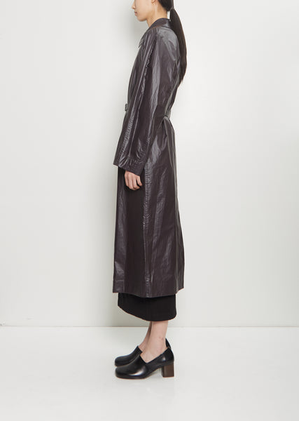 Light Belted Cotton Coat – La Garçonne