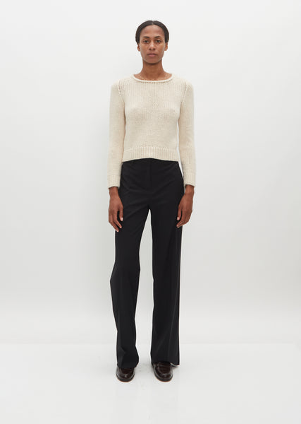 Lana Cashmere Sweater — Oatmeal – La Garçonne
