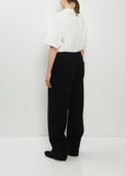 Wool Cashmere Fleece Easy Twist Trousers