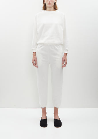 Studio Sweatpant — White