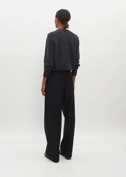 美品 LEMAIRE 23SS CROPPED BELTED PANTS 34 - パンツ