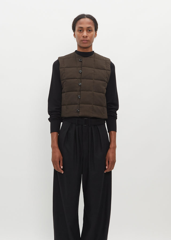 Wadded Wool Vest