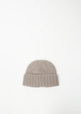 Polly Cashmere Beanie — Muddy