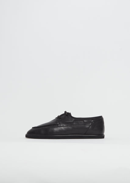 Soft Leather Deck Shoes – La Garçonne