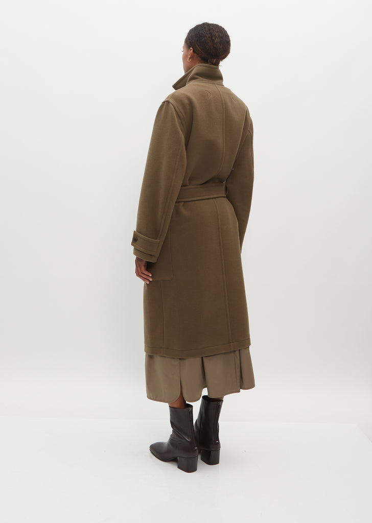 Wrap Wool Coat