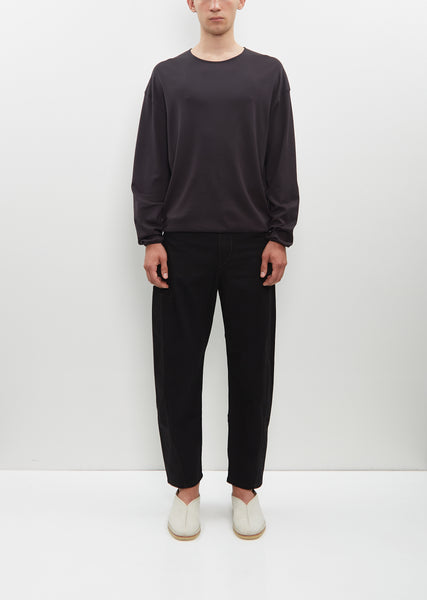 LS Relaxed Tee — Squid Ink – La Garçonne