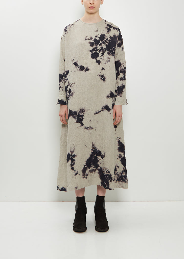 Linen Wide Pullover Dress
