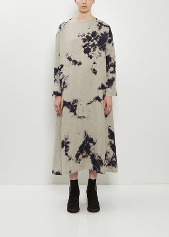 Linen Wide Pullover Dress