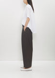 Wool Pleated Baggy Pant