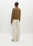 Cropped Wool Cardigan